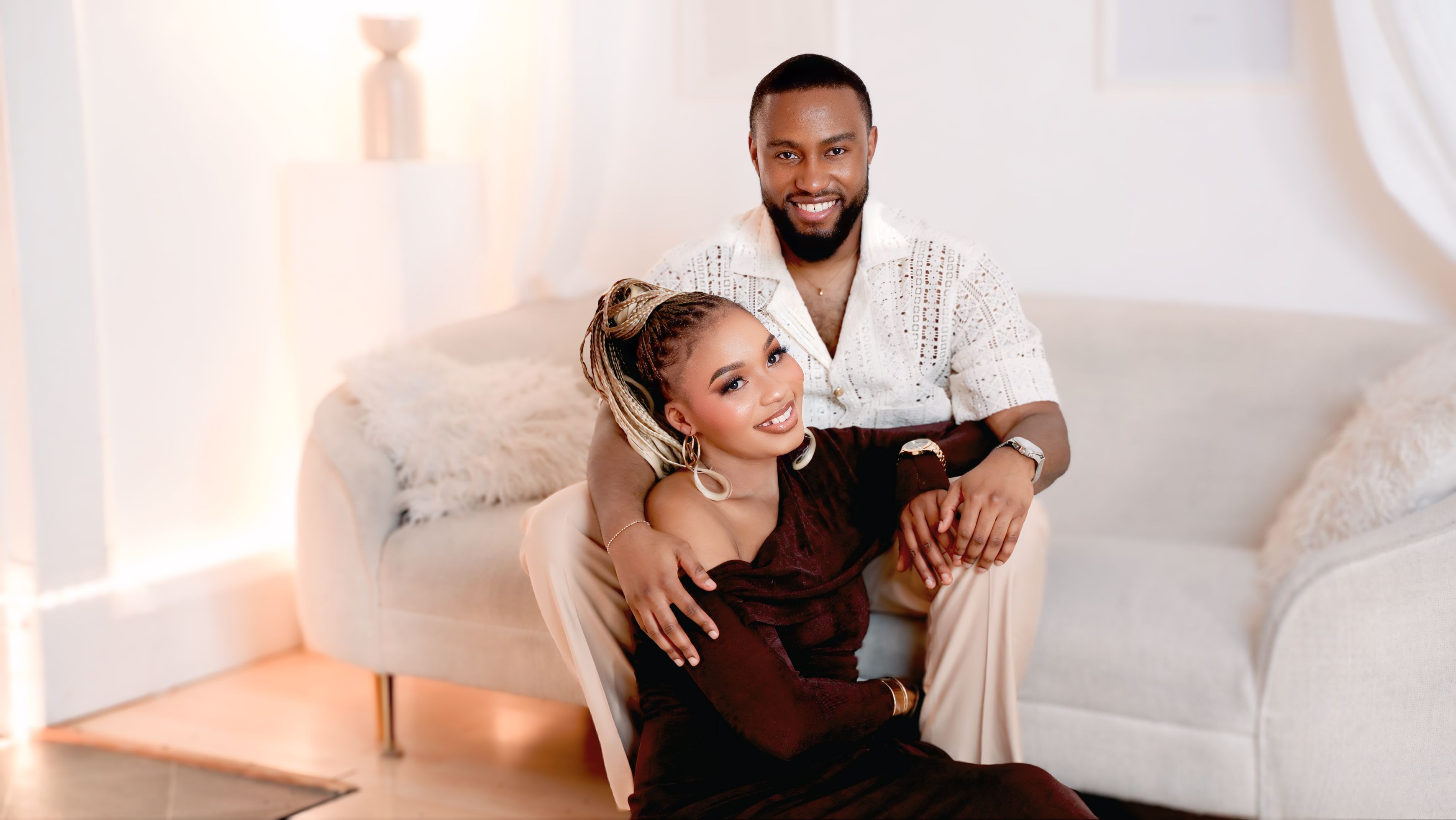 Daniel and Luciana romantic portrait